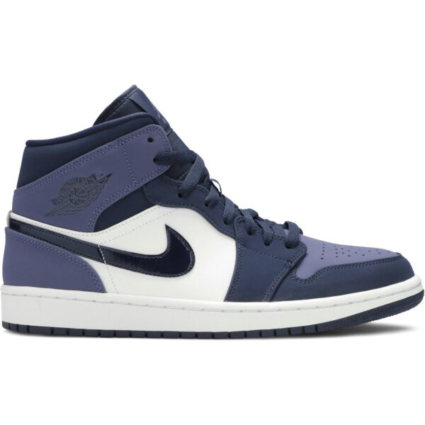 Jordan 1 Mid Obsidian Sanded Purple 554724-445 - Brosneaker photo 1