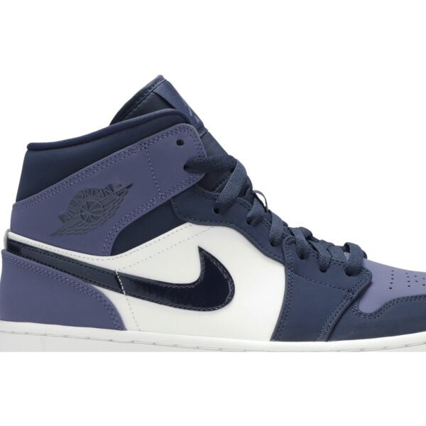 Jordan 1 Mid Obsidian Sanded Purple 554724-445 - Brosneaker photo 2