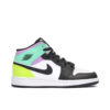 Jordan 1 Mid Pastel Black Toe (GS) 554725-175 - Brosneaker photo 1