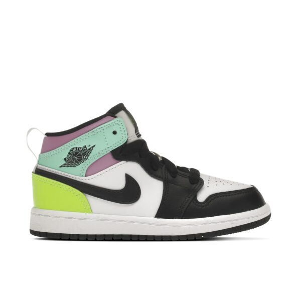 Jordan 1 Mid Pastel Black Toe (PS) 640734-175 - Brosneaker photo 1