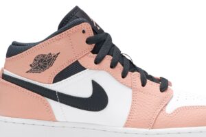 Jordan 1 Mid Pink Quartz (GS) 555112-603 - Brosneaker photo 2