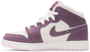 Jordan 1 Mid Pro Purple Desert Sand (GS) 555112-500 - Brosneaker photo 2