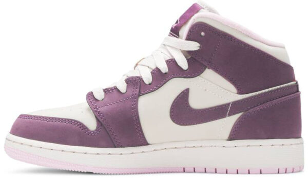 Jordan 1 Mid Pro Purple Desert Sand (GS) 555112-500 - Brosneaker photo 2