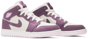 Jordan 1 Mid Pro Purple Desert Sand (GS) 555112-500 - Brosneaker photo 3