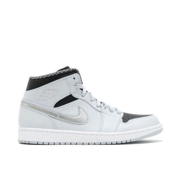 Jordan 1 Mid Pure Platinum Metallic Silver 554724-032 - Brosneaker photo 1