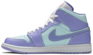 Jordan 1 Mid Purple Aqua 554724-500 - Brosneaker photo 2
