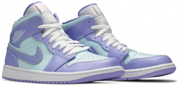 Jordan 1 Mid Purple Aqua 554724-500 - Brosneaker photo 3