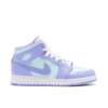 Jordan 1 Mid Purple Aqua (GS) 554725-500 - Brosneaker photo 1