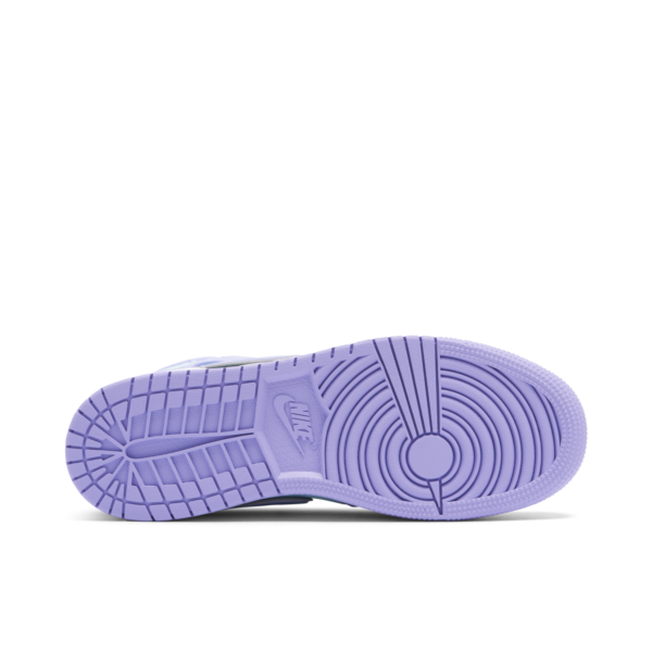 Jordan 1 Mid Purple Aqua (GS) 554725-500 - Brosneaker photo 3