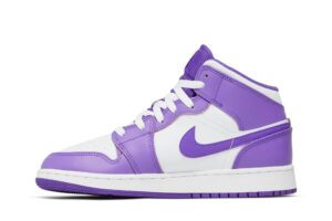 Jordan 1 Mid Purple Venom (GS) DQ8423-511 - Brosneaker photo 3