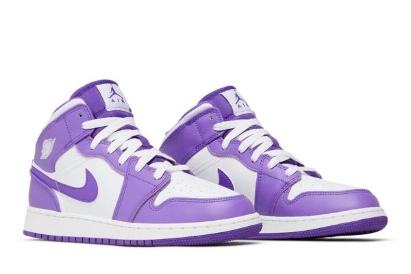 Jordan 1 Mid Purple Venom (GS) DQ8423-511 - Brosneaker photo 8