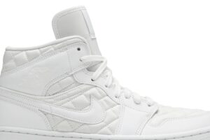 Jordan 1 Mid Quilted White (Women's) DB6078-100 - Brosneaker photo 2