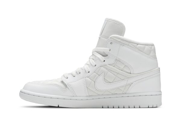 Jordan 1 Mid Quilted White (Women's) DB6078-100 - Brosneaker photo 3