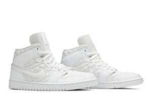 Jordan 1 Mid Quilted White (Women's) DB6078-100 - Brosneaker photo 8
