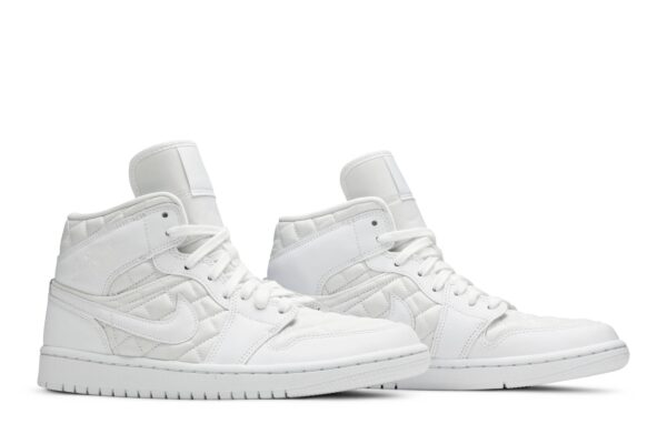 Jordan 1 Mid Quilted White (Women's) DB6078-100 - Brosneaker photo 8