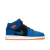 Jordan 1 Mid Racer Blue Green Abyss (GS) 554725-440 - Brosneaker photo 1