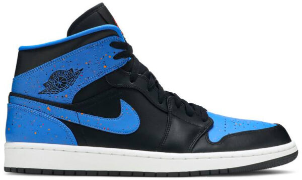Jordan 1 Mid Royal Paint Splatter 554724-048 - Brosneaker photo 1