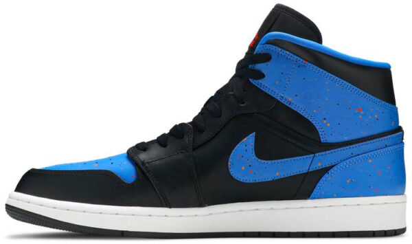 Jordan 1 Mid Royal Paint Splatter 554724-048 - Brosneaker photo 2