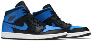 Jordan 1 Mid Royal Paint Splatter 554724-048 - Brosneaker photo 3