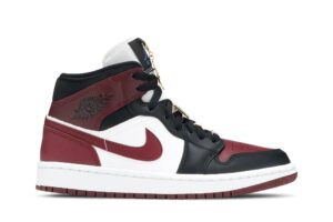 Jordan 1 Mid SE Black Dark Beetroot (Women's) CZ4385-016 - Brosneaker photo 1