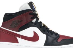 Jordan 1 Mid SE Black Dark Beetroot (Women's) CZ4385-016 - Brosneaker photo 2