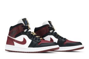 Jordan 1 Mid SE Black Dark Beetroot (Women's) CZ4385-016 - Brosneaker photo 8