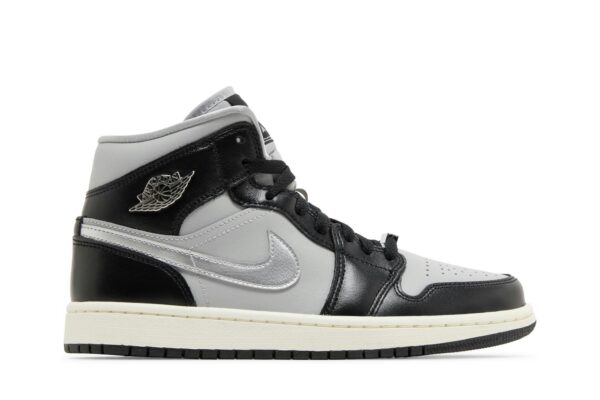 Jordan 1 Mid SE Black Metallic Silver (Women's) FB9892-002 - Brosneaker photo 1