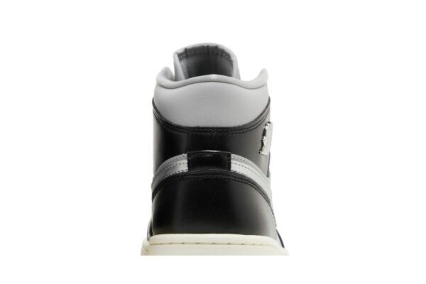 Jordan 1 Mid SE Black Metallic Silver (Women's) FB9892-002 - Brosneaker photo 7