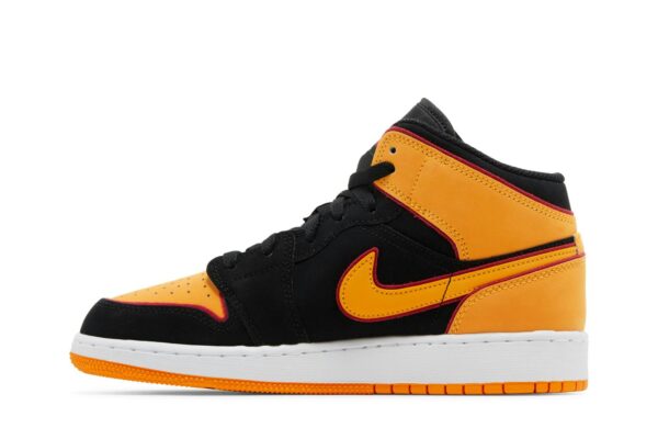 Jordan 1 Mid SE Black Vivid Orange (GS) FJ4924-008 - Brosneaker photo 3