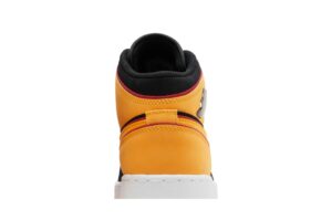 Jordan 1 Mid SE Black Vivid Orange (GS) FJ4924-008 - Brosneaker photo 7