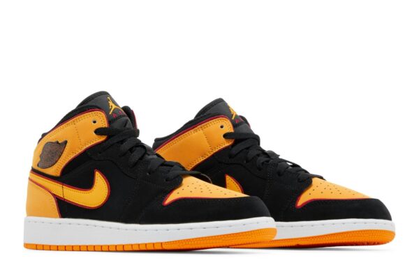 Jordan 1 Mid SE Black Vivid Orange (GS) FJ4924-008 - Brosneaker photo 8