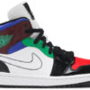 Jordan 1 Mid SE Black White Multi-Color (Women's) DB5454-001 - Brosneaker photo 1