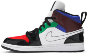 Jordan 1 Mid SE Black White Multi-Color (Women's) DB5454-001 - Brosneaker photo 2