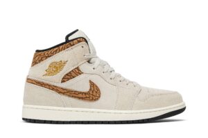 Jordan 1 Mid SE Brown Elephant DZ4129-102 - Brosneaker photo 1