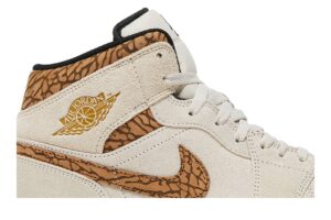 Jordan 1 Mid SE Brown Elephant DZ4129-102 - Brosneaker photo 2