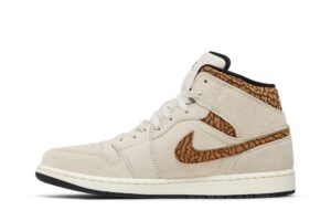 Jordan 1 Mid SE Brown Elephant DZ4129-102 - Brosneaker photo 3