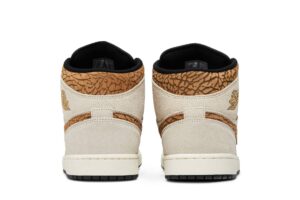 Jordan 1 Mid SE Brown Elephant DZ4129-102 - Brosneaker photo 6