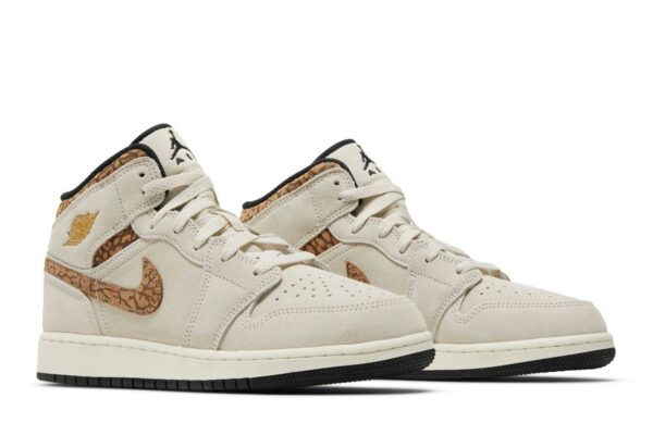 Jordan 1 Mid SE Brown Elephant (GS) DZ5369-102 - Brosneaker photo 8