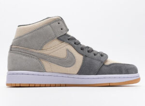 Jordan 1 Mid SE Coconut Milk Particle Grey (GS) DN4346-100 - Brosneaker photo 1