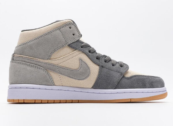 Jordan 1 Mid SE Coconut Milk Particle Grey (GS) DN4346-100 - Brosneaker photo 1