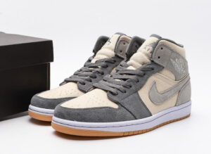 Jordan 1 Mid SE Coconut Milk Particle Grey (GS) DN4346-100 - Brosneaker photo 4