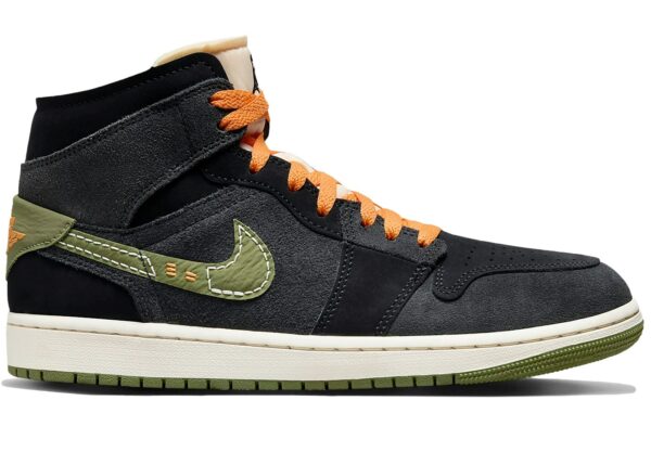Jordan 1 Mid SE Craft Anthracite Light Olive FD6817-003 - Brosneaker photo 1