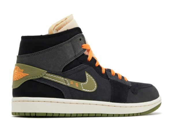 Jordan 1 Mid SE Craft Anthracite Light Olive FD6817-003 - Brosneaker photo 4