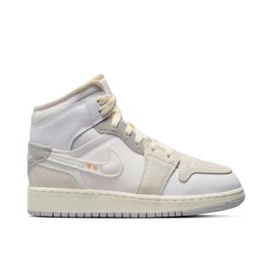 Jordan 1 Mid SE Craft Inside Out White Grey (GS) DQ3726-100 - Brosneaker photo 1