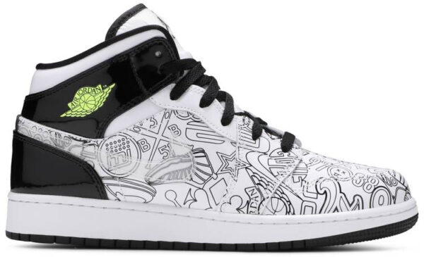 Jordan 1 Mid SE DIY (GS) DC4099-100 - Brosneaker photo 1