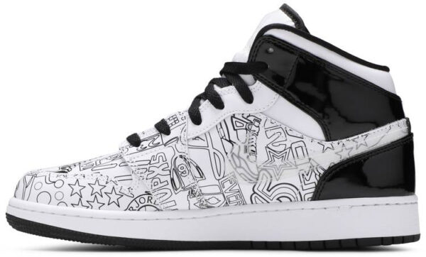 Jordan 1 Mid SE DIY (GS) DC4099-100 - Brosneaker photo 2
