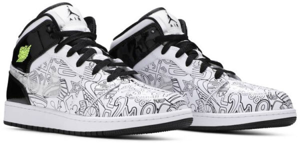 Jordan 1 Mid SE DIY (GS) DC4099-100 - Brosneaker photo 3