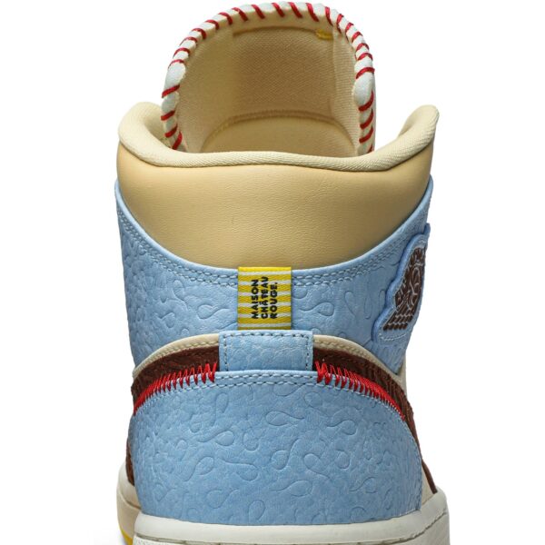 Jordan 1 Mid SE Fearless Maison Chateau Rouge CU2803-200 - Brosneaker photo 7