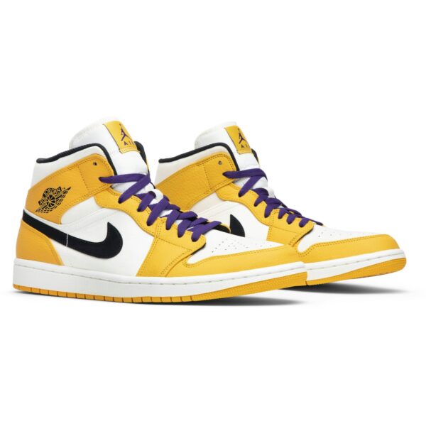 Jordan 1 Mid SE Lakers 852542-700 - Brosneaker photo 8