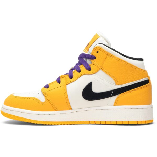 Jordan 1 Mid SE Lakers (GS) BQ6931-700 - Brosneaker photo 3
